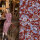 Modestoffe Damen, Punta di Roma Paisley, bordeaux  (Kleid)