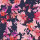 Modestoffe Damen,Jersey Digital Blumen, marine-pink,  (Top)