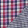 Modestoffe Kinder, Doppelkrepp beideseiig kariert , lila/marine  (Kleid)