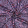 Modestoffe Damen, Popeline Druck Blumen, Lavender