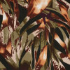 Modestoffe Satin bedruckt, Blumen, schwarz  (Bluse)...