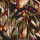 Modestoffe Satin bedruckt, Blumen, schwarz  (Bluse) Öko Tex