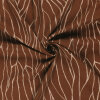 Modestoffe Viskose Twill, Abstrakt, ziegel  (Bluse+Hose) Öko Tex