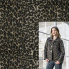 Modestoffe Damen, Jacquard Leoparden, kamel (Jacke)...