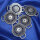 Trachten -Metallschnalen Ornament - 36mm