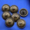 Trachtenknopf  Pusteblume, altgold, 18 bis 28mm