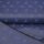 Futterstoff Jacquard Blumen, marine-blau;  Design 235-F126032 Fb.5190