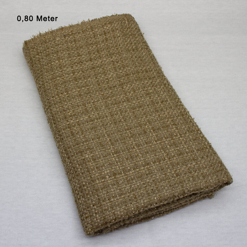 Chanel-Look Uni, oliv, 0,80 Meter