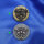 Trachtenknopf Ornament. rund, 25mm