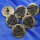 Trachtenknopf Ornament. rund, 25mm