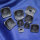 Trachtenknopf  Pusteblume, Quadrat, 15 bis 22 mm