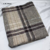 Mohair Karo beige-braun, 0,90 Meter