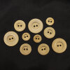 Metallknopf klassisch, gold-matt, 15 bis 22mm
