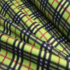 Anti Pilling Fleece Druck Karo, limette