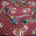 Anti Pilling Fleece Druck Football, bordeaux