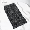 Chiffon Ausbrennerstreifen mit Lurex Animal,grau-schwarz,...
