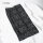 Chiffon Ausbrennerstreifen mit Lurex Animal,grau-schwarz,  0,70 Meter