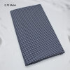 Jaquard Strick Hahnentritt 5 mm, blau-grau, 0,70 Meter