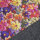 Sweatstoffe angeraut, 3D-Digital Druck Blumen 02 pink-lila