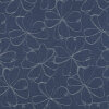 Modestoffe Damen, Denim Jacquard Blumen, Indigo (...