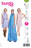 Burda Schnittmuster Damen Kleid, Gr. 34 - 44