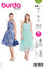 Burda Schnittmuster Damen Kleid, Gr. 36 - 48