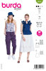 Burda Schnittmuster Damen Top, Gr. 34 - 44