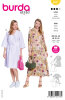 Burda Schnittmuster Damen Kleid, Gr. 36 - 48