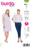 Burda Schnittmuster Damen Kleid+Bluse, Gr. 36-48