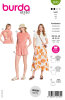 Burda Schnittmuster Damen Top+Shorts, Gr. 36 - 48