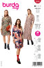 Burda Schnittmuster Damen Kleid, Gr. 34-44