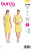 Burda Schnittmuster Damen Kleid, Gr. 34-46