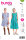 Burda Schnittmuster Damen Kleid, Gr. 36 - 48