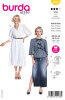 Burda Schnittmuster Damen Kleid+Bluse, Gr. 36-48
