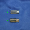 Kordelstopper länglich aus Metall,  22 mm
