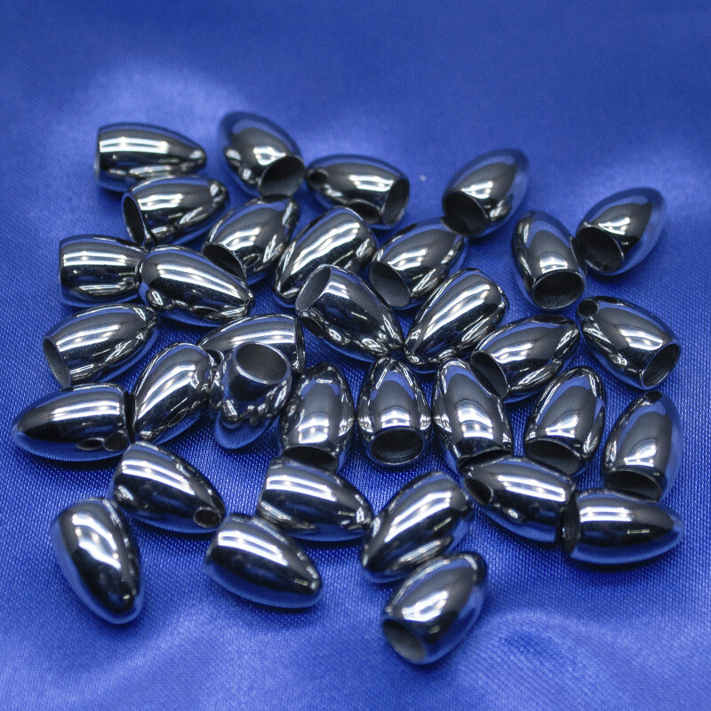Kordelenden aus Metall, 12 mm