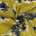 Modestoffe Damen,Satin Duchesse Stoff bedruckt  Blumen, Gelb (Kleid)