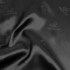 Futterstoff Taft Jacquard, Logo 2, Design 2 schwarz