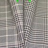 Weicher Stretch-Flanell Stoff „Karo“