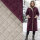 Batik Cord Steppstoff „Washed Look“ mit Teddyfell – 6 Farben