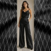Elastischer Jacquard-Jersey mit Lurex-Rauten –...