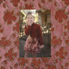 Jacquard Blumen Altrosa / Rost – Poppy 27
