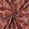 Jacquard Blumen Altrosa / Rost – Poppy 27