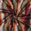 Baumwolle Satin Digital Streifen Bordeauxrot –...