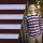 Soft Sweat Streifen Bordeaux / Hellblau – Poppy 27