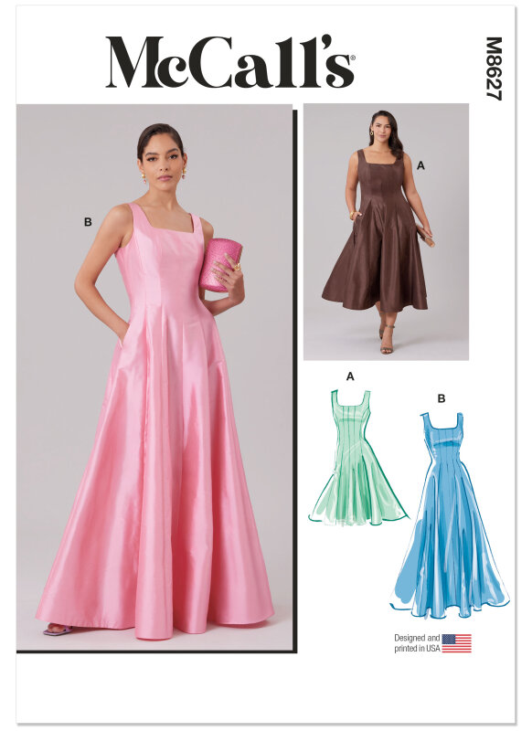 McCalls Schnittmuster Damen- Das ärmellose Kleid