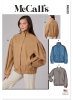 McCalls Schnittmuster Damen-Gefütterte Blouson-Jacke