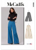 McCalls Schnittmuster Damen - Hoch taillierte Jeans mit...