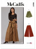 McCalls Schnittmuster Damen - Weit geschnittene Shorts...