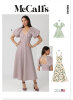 McCalls Schnittmuster Damen - Empire-Kleid in...